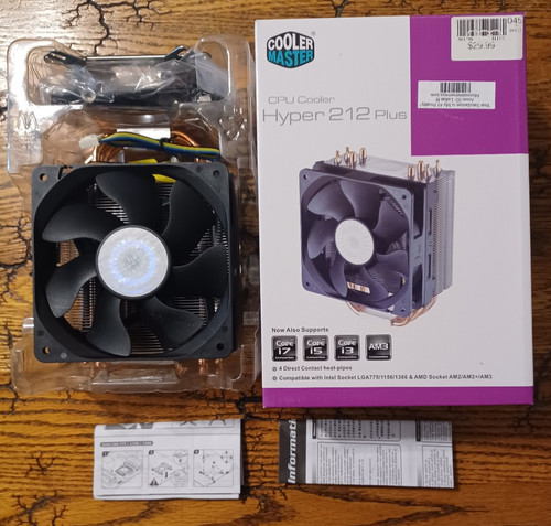 Cooler master hyper 212 - cooler, plus